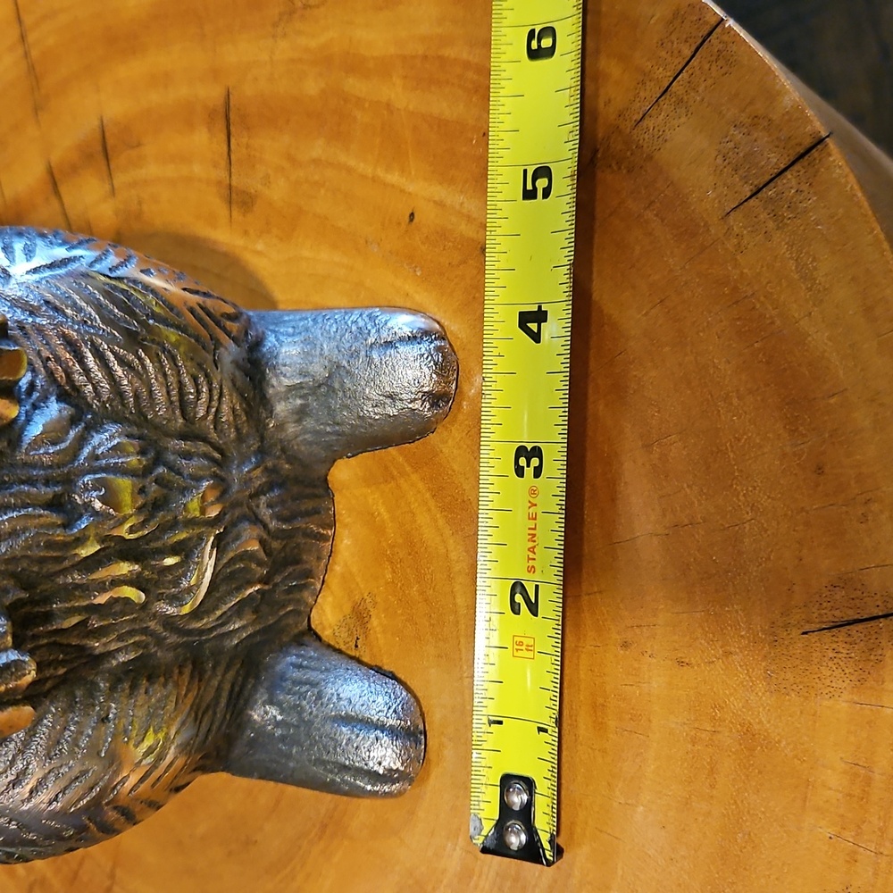 Silver Rabbit Sculpture 12.5" Tall Nice Hare Details - Picture 14 of 14